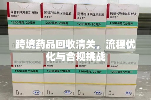 贵阳跨境药品回收清关，流程优化与合规挑战