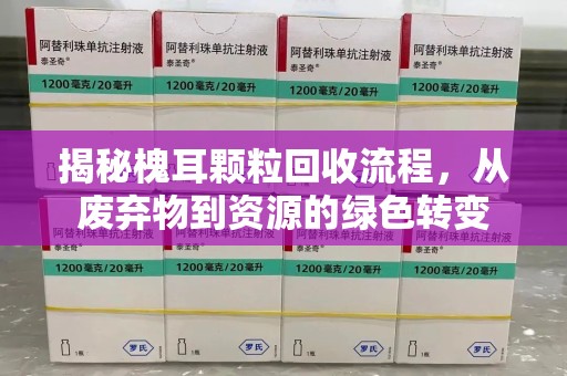 贵阳揭秘槐耳颗粒回收流程，从废弃物到资源的绿色转变