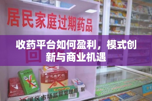 贵阳收药平台如何盈利，模式创新与商业机遇